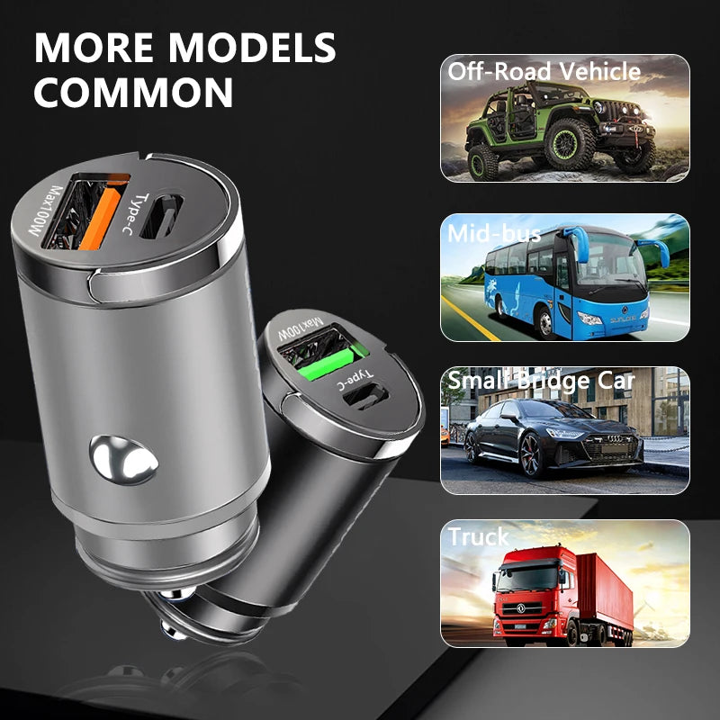 30W / 100W Mini Car Charger
