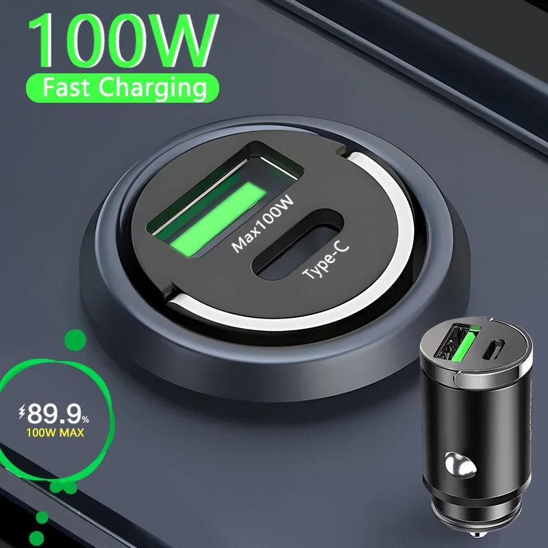 30W / 100W Mini Car Charger
