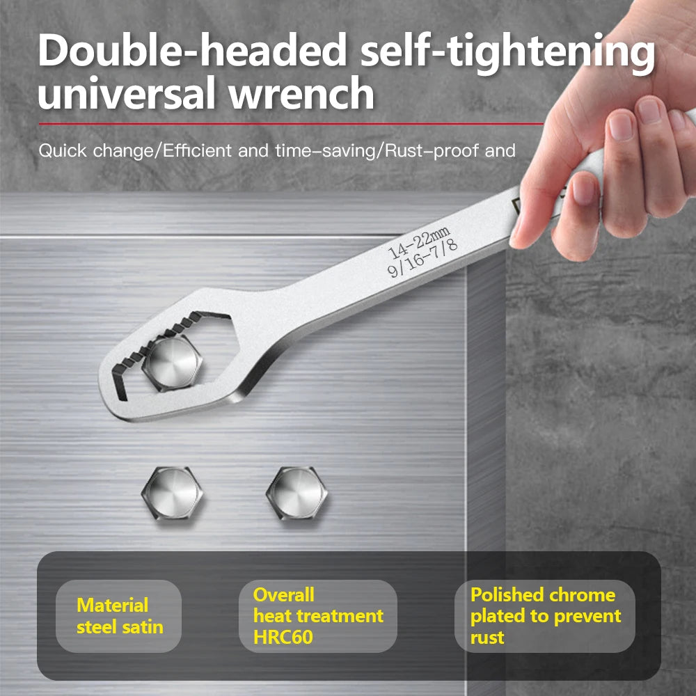 Universal Self-tightening Adjustable Wrench