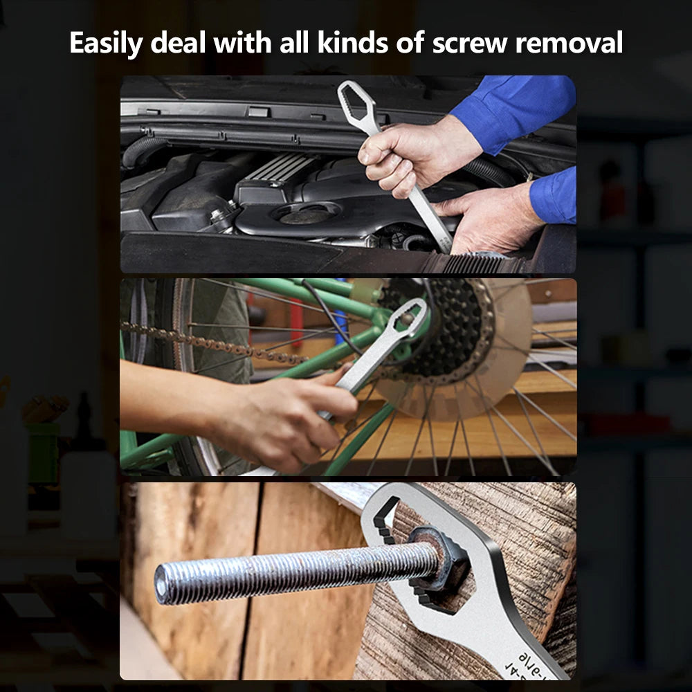 Universal Self-tightening Adjustable Wrench