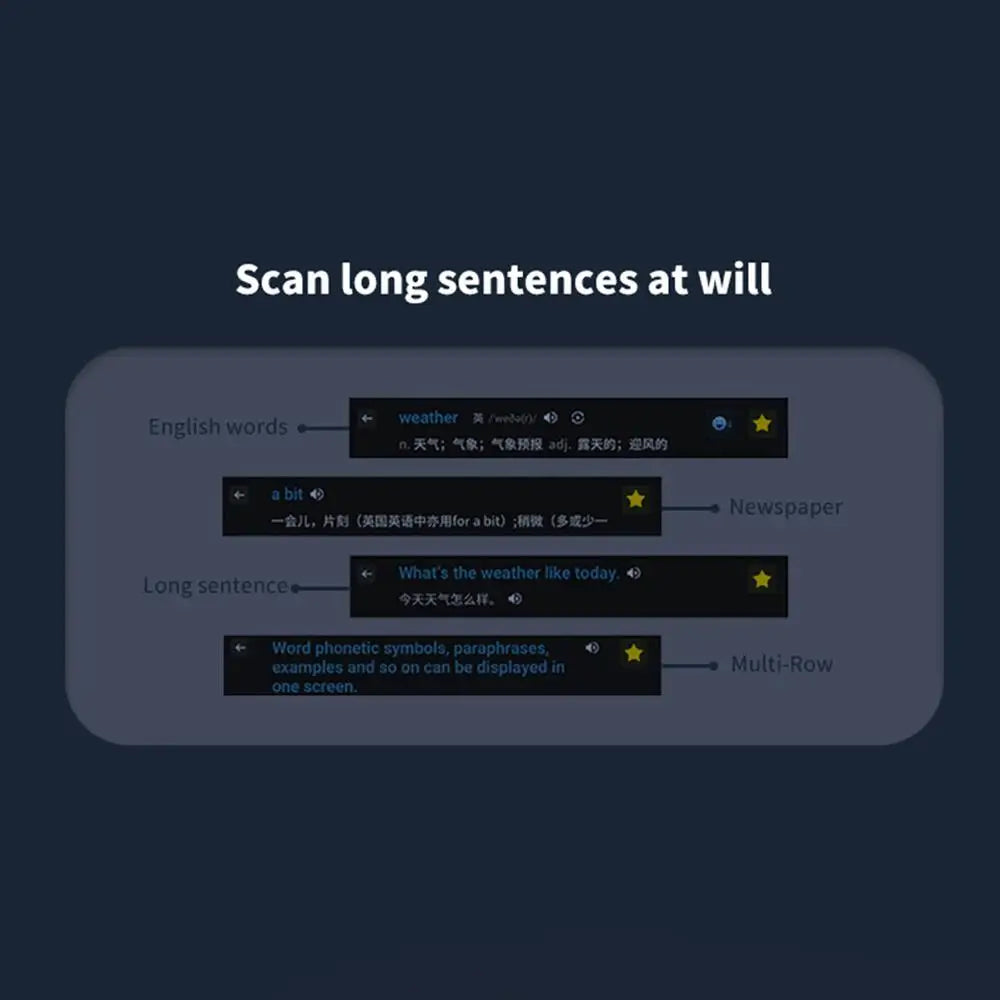 Offline/Online Translation Pen