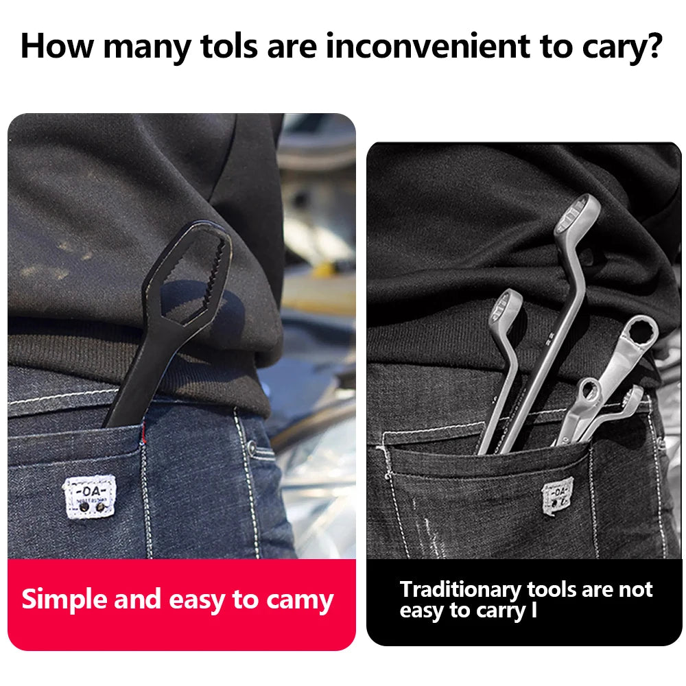 Universal Self-tightening Adjustable Wrench