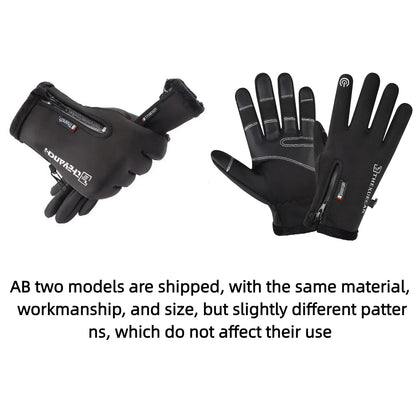 winter gloves men women black work Touch Screen  gloves driving gloves men snow fishing waterproof hand warmers gloves gym glove