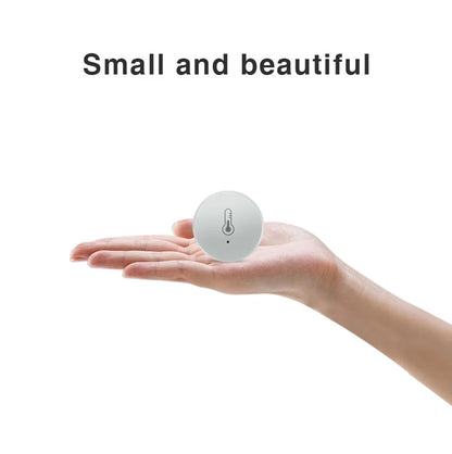 Tuya Zigbee Temperature And Humidity Sensor Voice Control Intelligent Home Hygrometer Real-time Monitoring Voice Alexa