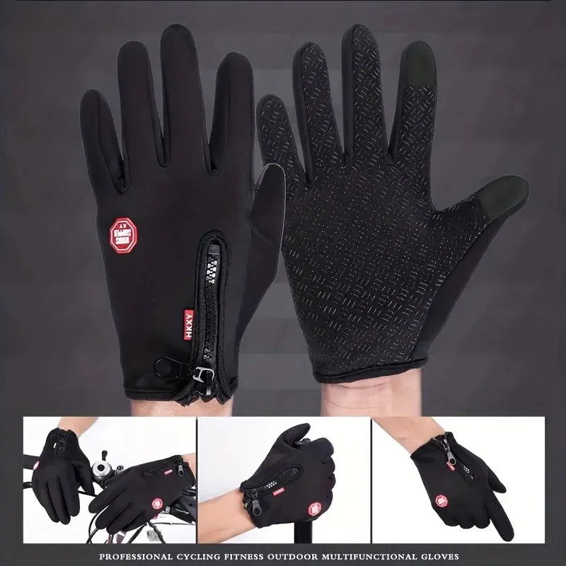 Outdoor Cycling Gloves, Bicycles for Warmth and Anti Slip in Autumn and Winter