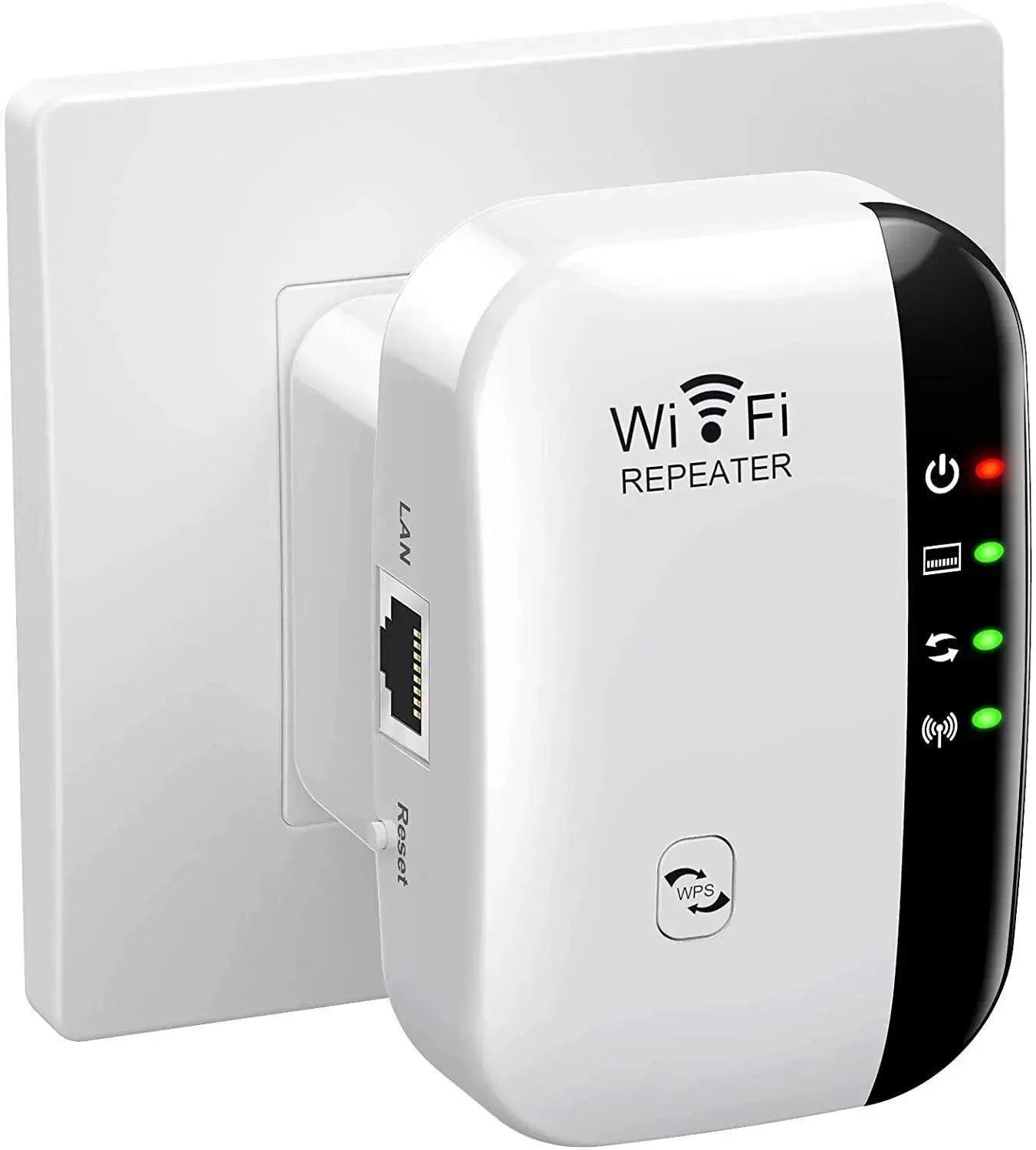 Wifi Repeater Wireless Signal Amplifier Extended Network Enhancer EU US Home Router 300m Thro