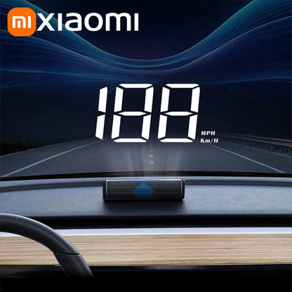 Xiaomi In-vehicle Speedometer HUD Head Up Display Digital Speed Meter Windshield Projector Vehicles Truck Electronics Accessorie