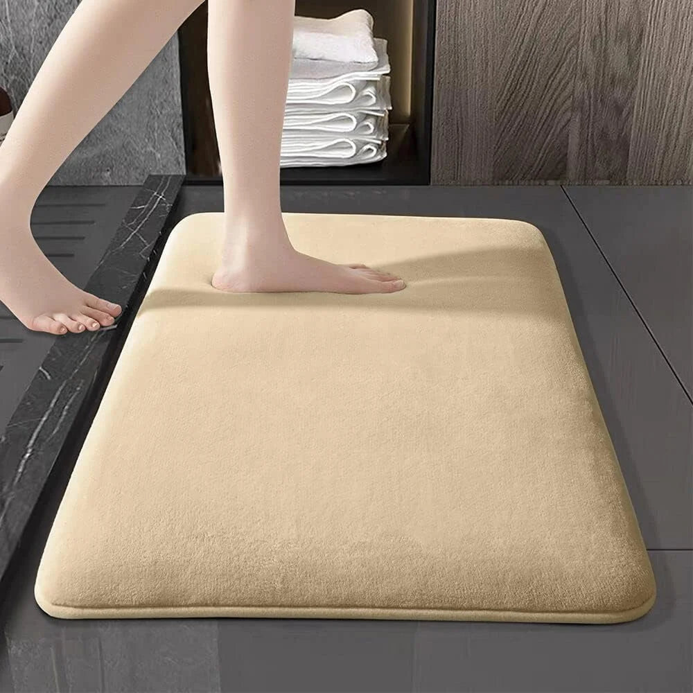 Super absorbent floor mat, super absorbent bath mat, super anti slip coral velvet bathroom floor mat, door mat