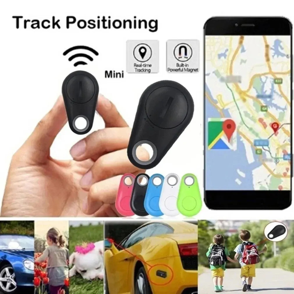 GPS Bluetooth 5.0 Tracker Anti-Lost Device Round Anti-Lost Device Pet Kids Bag Wallet Tracking Smart Finder Locator