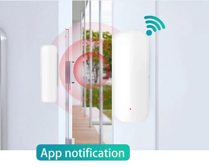 Tuya Smart Door Sensor WiFi Door Window Open Closed Detector Smart Home Security Alarm System Smart Life APP Control