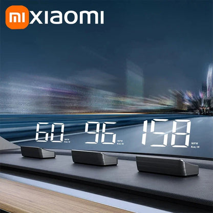 Xiaomi In-vehicle Speedometer HUD Head Up Display Digital Speed Meter Windshield Projector Vehicles Truck Electronics Accessorie