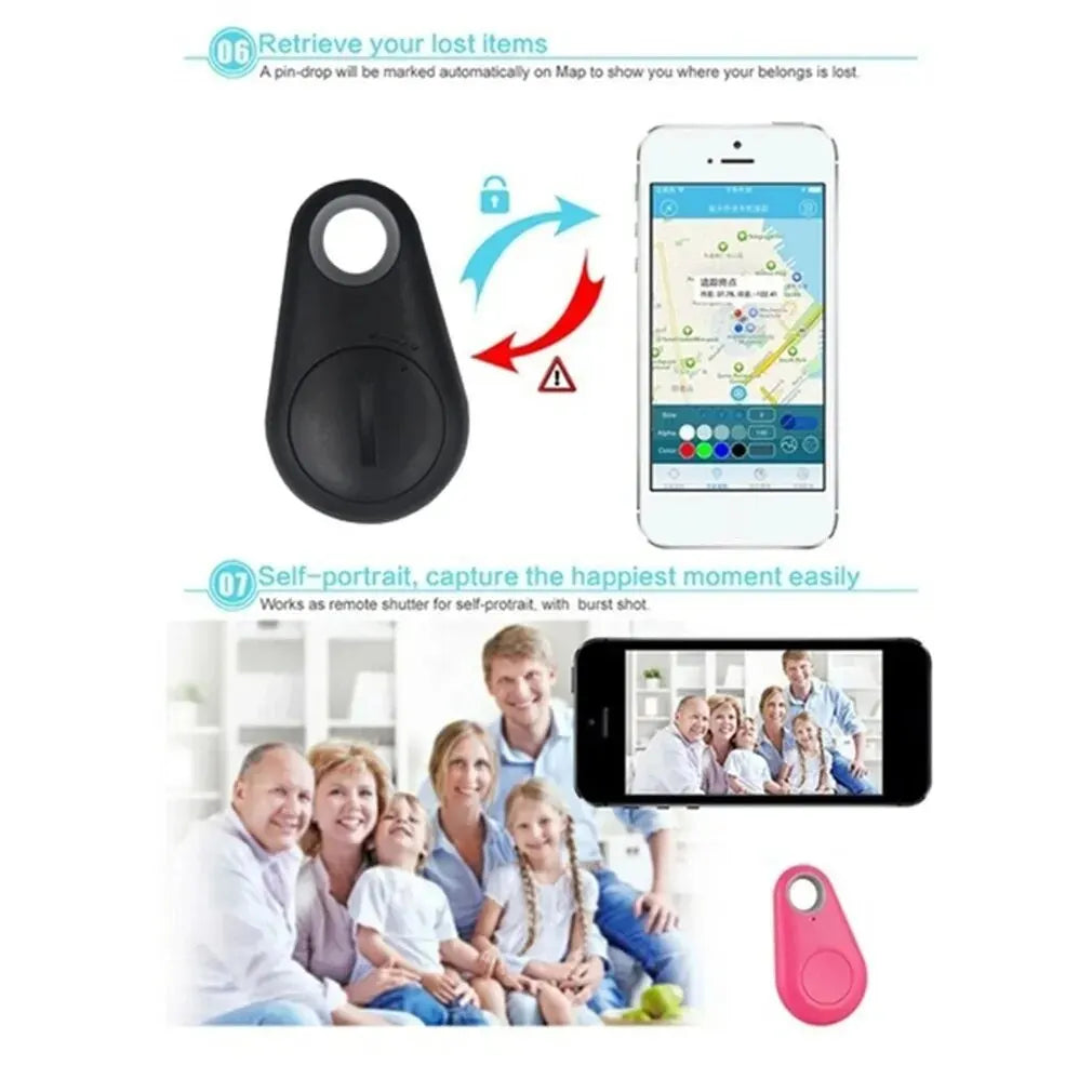 GPS Bluetooth 5.0 Tracker Anti-Lost Device Round Anti-Lost Device Pet Kids Bag Wallet Tracking Smart Finder Locator