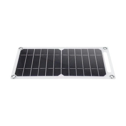 35W Solar Panel With USB Waterproof Outdoor Hiking And Camping Portable Battery Mobile Phone Charging Bank Charging Panel 6.8V