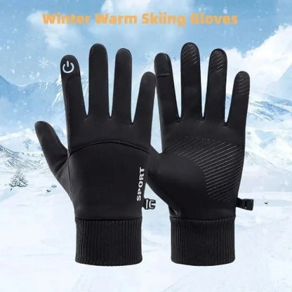 Winter Waterproof Men's Gloves Windproof Sports Fishing Touchscreen Driving Motorcycle Ski Non-slip Warm Cycling Women Gloves