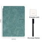 1 Pcs Reusable Whiteboard Notebook Set With Whiteboard Pen Erasing Cloth Leather Memo Pad Weekly Planner Portable Stylish Office