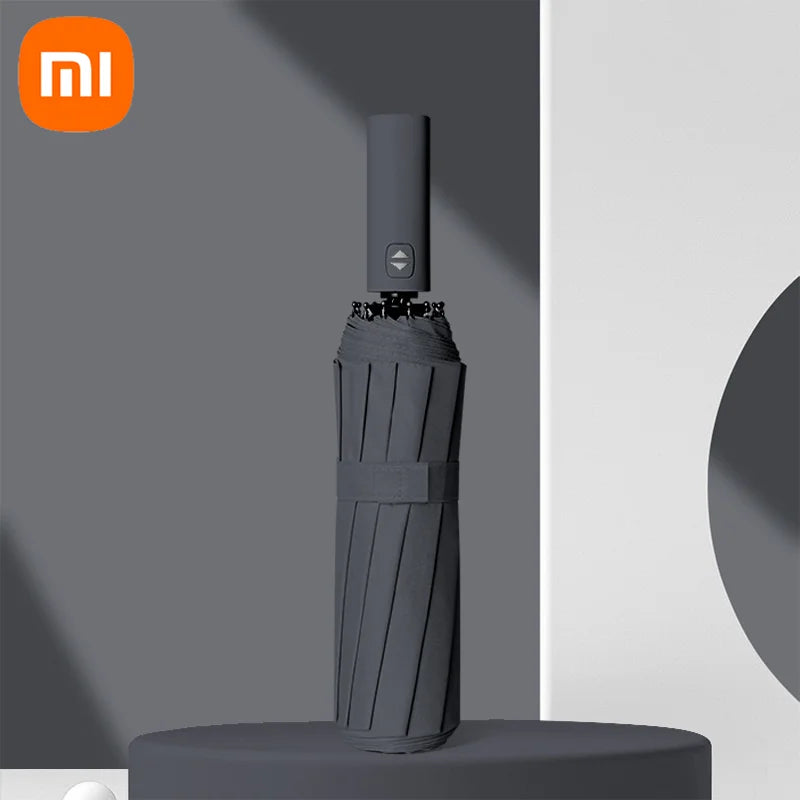 Xiaomi 24 Bone Solid Color Automatic Umbrella Light Collapsible Large Format Outdoor Sunshade UV Protection Automatic Umbrella