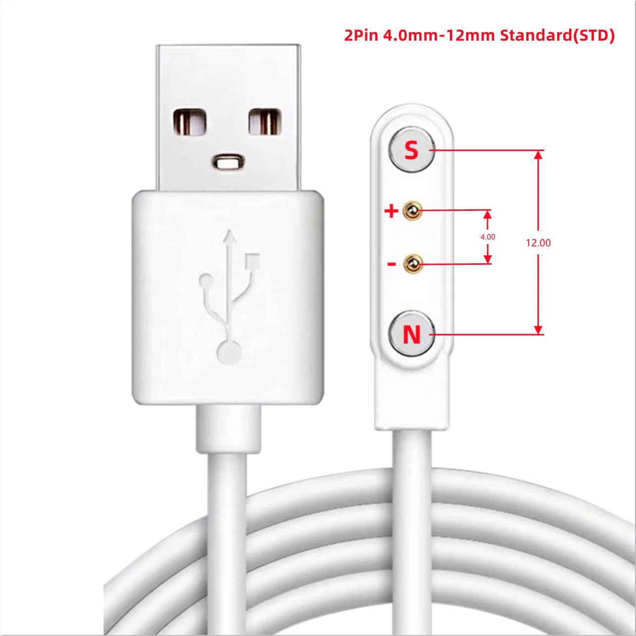 Universal Magnetic Charging Cable USB Dock Charger Power Line For Smart Watch Wristband Earphone Toothbrush Juicer Beauty Device