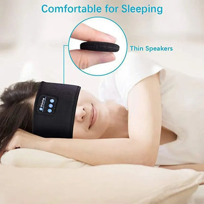 Bluetooth Earphones Sports Sleeping Headband Elastic Wireless Headphones Music Eye Mask Wireless Bluetooth Headset Headband