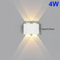 LED Wall Light Waterproof IP65 Outdoor Wall Lamp Garden Porch Light Decor Garden Yard Bathroom Bedroom Living Room AC85-265V