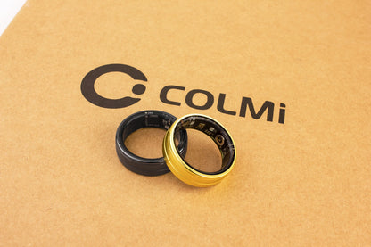 [2024] COLMI R06 Smart Ring Men Women, Heart Rate and Blood Oxygen Monitor, IP68 & 5ATM Waterproof, Multi-sport Mode