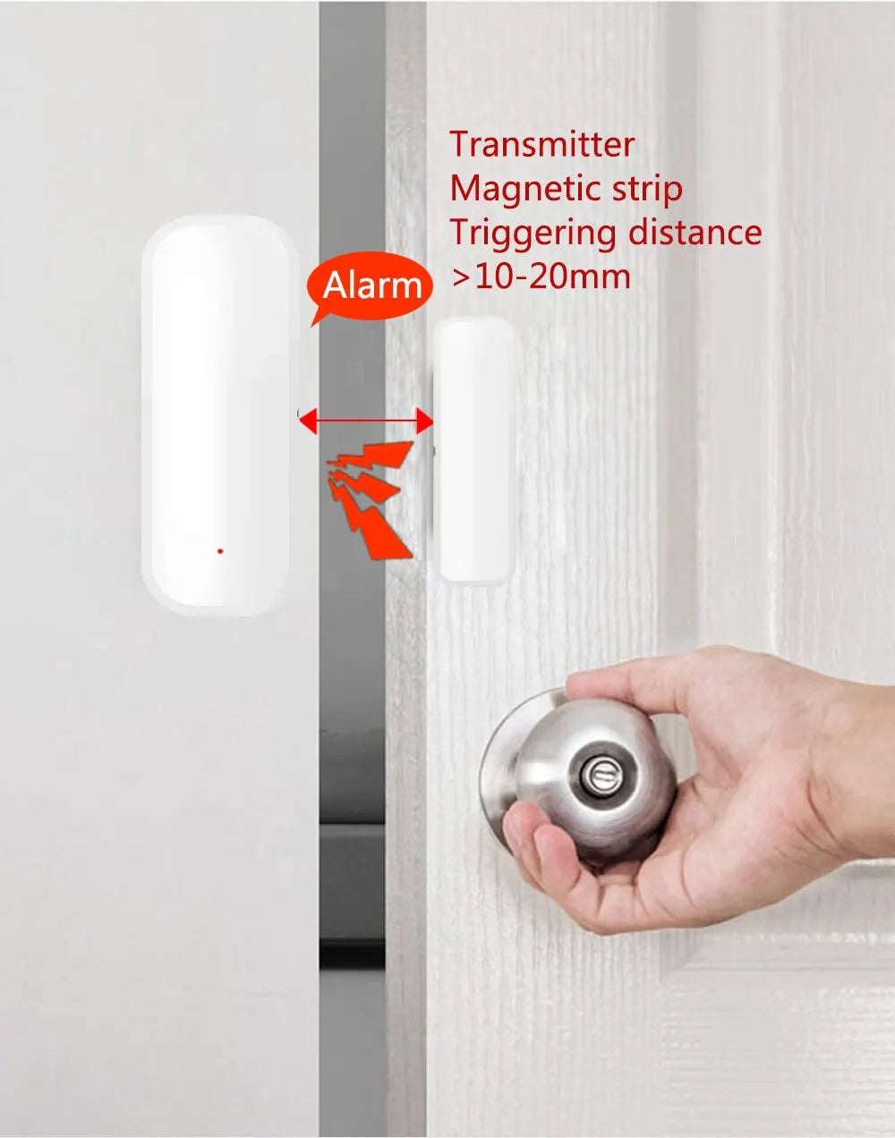 Tuya Smart Door Sensor WiFi Door Window Open Closed Detector Smart Home Security Alarm System Smart Life APP Control