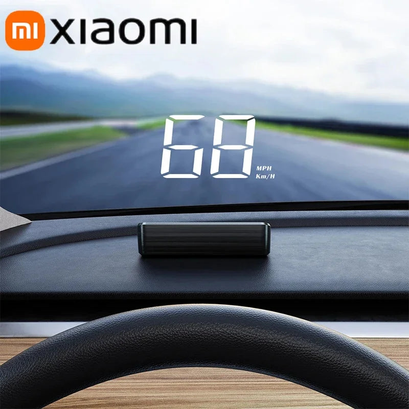 Xiaomi In-vehicle Speedometer HUD Head Up Display Digital Speed Meter Windshield Projector Vehicles Truck Electronics Accessorie