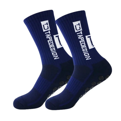 New Men Anti-Slip Football Socks High Quality Soft Breathable Thickened Sports Socks Running Cycling Hiking Women Soccer Socks