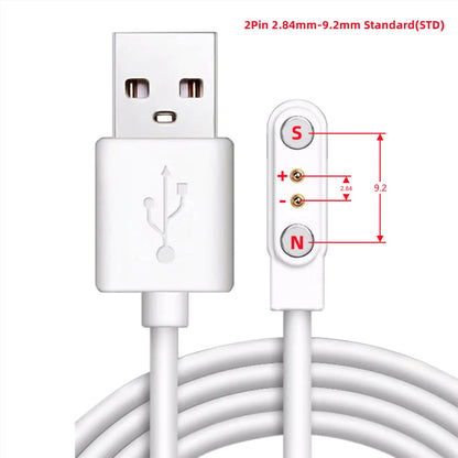 Universal Magnetic Charging Cable USB Dock Charger Power Line For Smart Watch Wristband Earphone Toothbrush Juicer Beauty Device