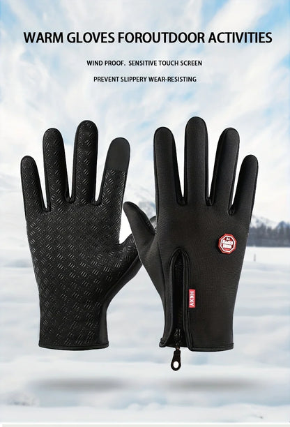 Outdoor Cycling Gloves, Bicycles for Warmth and Anti Slip in Autumn and Winter