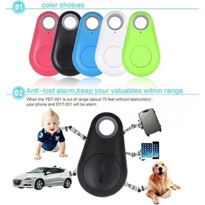 GPS Bluetooth 5.0 Tracker Anti-Lost Device Round Anti-Lost Device Pet Kids Bag Wallet Tracking Smart Finder Locator