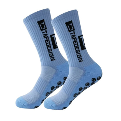 New Men Anti-Slip Football Socks High Quality Soft Breathable Thickened Sports Socks Running Cycling Hiking Women Soccer Socks