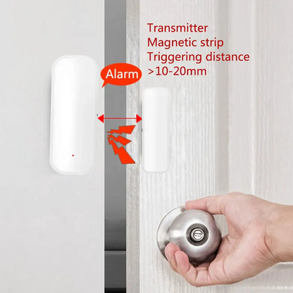 Tuya Smart Door Sensor WiFi Door Window Open Closed Detector Smart Home Security Alarm System Smart Life APP Control