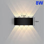 LED Wall Light Waterproof IP65 Outdoor Wall Lamp Garden Porch Light Decor Garden Yard Bathroom Bedroom Living Room AC85-265V