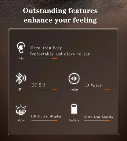 Xiaomi Sleep Invisible Earbuds Bluetooth 5.3 Headphones Tiny Sports Stereo Earphone Hidden Noise Cancelling Wireless Headsets