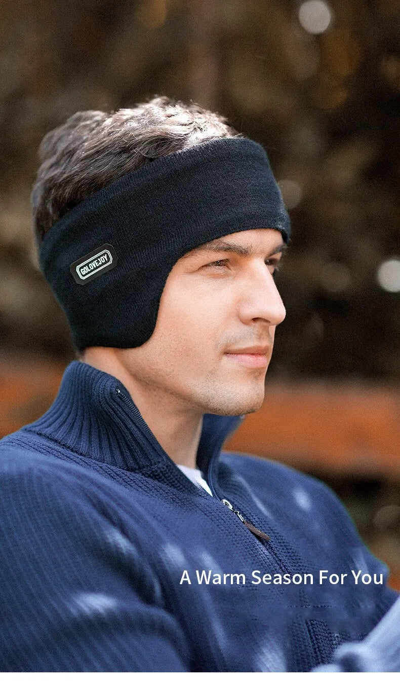 Winter Men's Padded And Thickened Ear Warmers To Prevent Cold And Wind Warm Ear Muffs