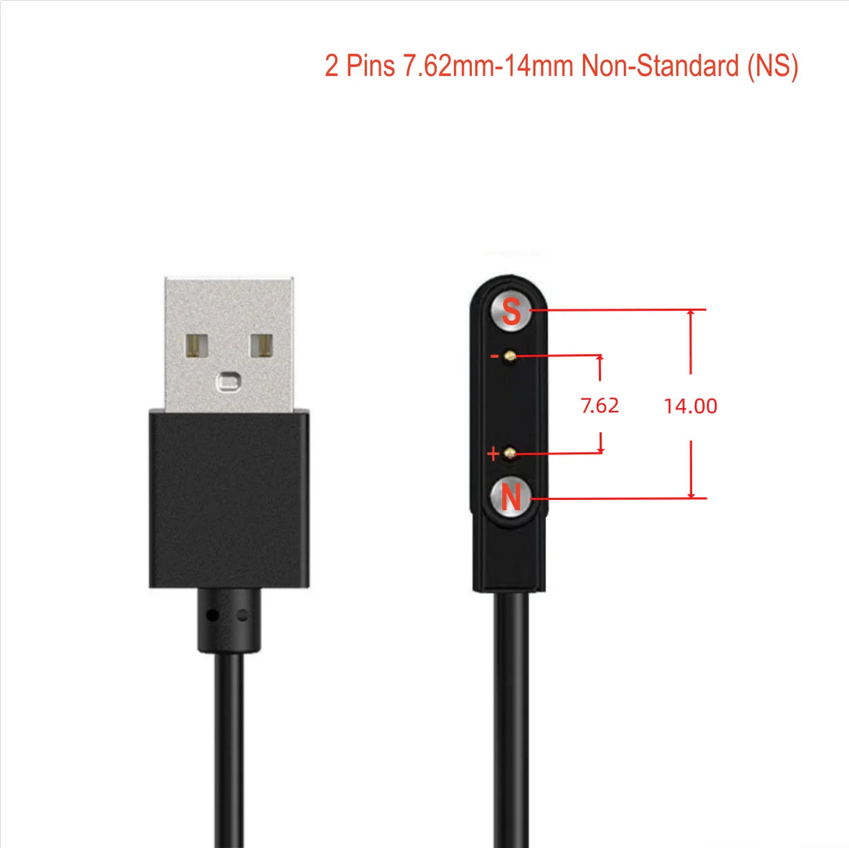 Universal Magnetic Charging Cable USB Dock Charger Power Line For Smart Watch Wristband Earphone Toothbrush Juicer Beauty Device