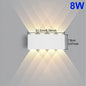 LED Wall Light Waterproof IP65 Outdoor Wall Lamp Garden Porch Light Decor Garden Yard Bathroom Bedroom Living Room AC85-265V