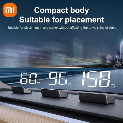 Xiaomi In-vehicle Speedometer HUD Head Up Display Digital Speed Meter Windshield Projector Vehicles Truck Electronics Accessorie