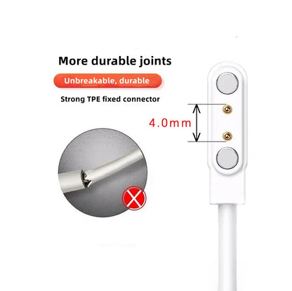 Universal Magnetic Charging Cable USB Dock Charger Power Line For Smart Watch Wristband Earphone Toothbrush Juicer Beauty Device