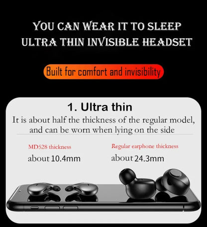 Xiaomi Sleep Invisible Earbuds Bluetooth 5.3 Headphones Tiny Sports Stereo Earphone Hidden Noise Cancelling Wireless Headsets