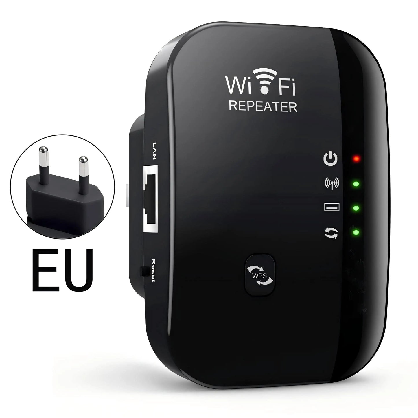 Wifi Repeater Wireless Signal Amplifier Extended Network Enhancer EU US Home Router 300m Thro