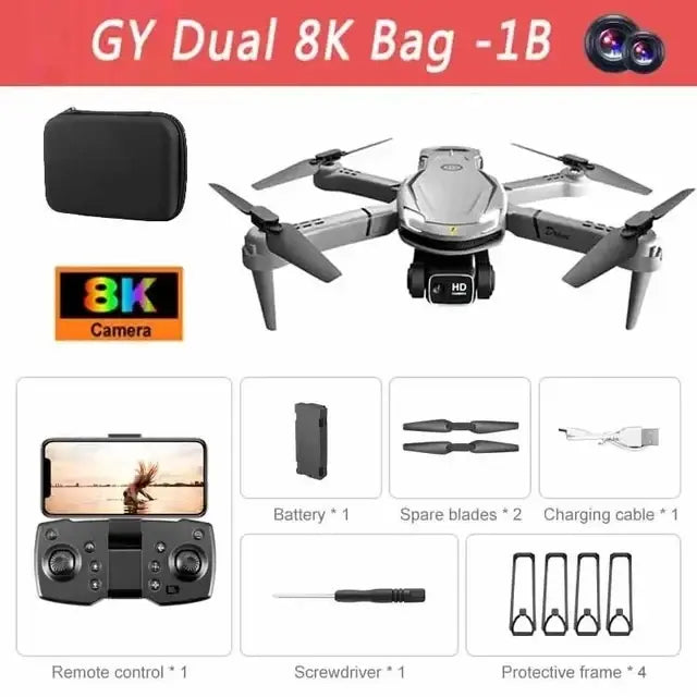 8K GPS Drone with HD Dual Camera