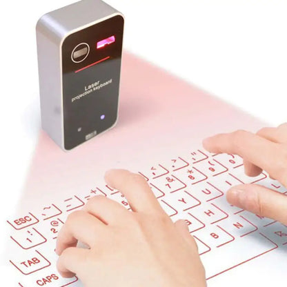 Wireless Laser Keyboard for Computer & Smart phone